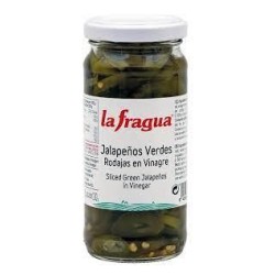 JALAPEÑOS  VERDES EN RODAJA FRAGUA TARRO 244GR.