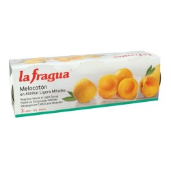 MELOCOTON ALMIBAR MITADES LATA 1/4 PACK 3 LA FRAGUA