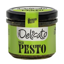 SALSA AL PESTO CON ANACARDOS Y PIÑONES 110GR. DELICATO