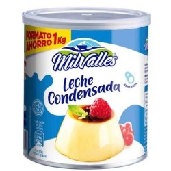 LECHE CONDENSADA MILVALLES LATA 1KG.