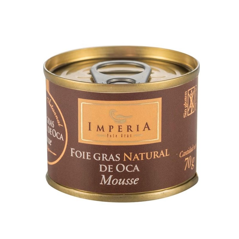 FOIE GRAS NATURAL OCA MOUSSE 70GR. LATA IMPERIA