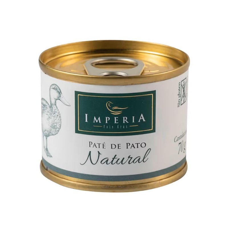 PATE DE PATO NATURAL  70GR. IMPERIA