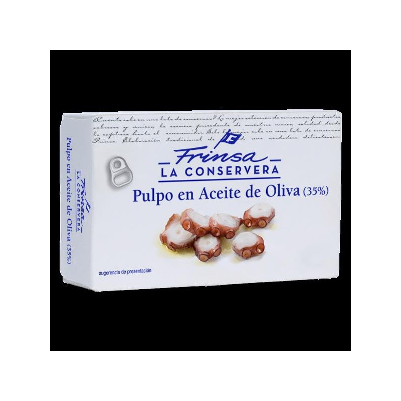 PULPO ACEITE OLIVA 35% 111GR. FRINSA