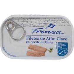 FILETES ATÚN CLARO EN OLIVA RR-120 FRINSA