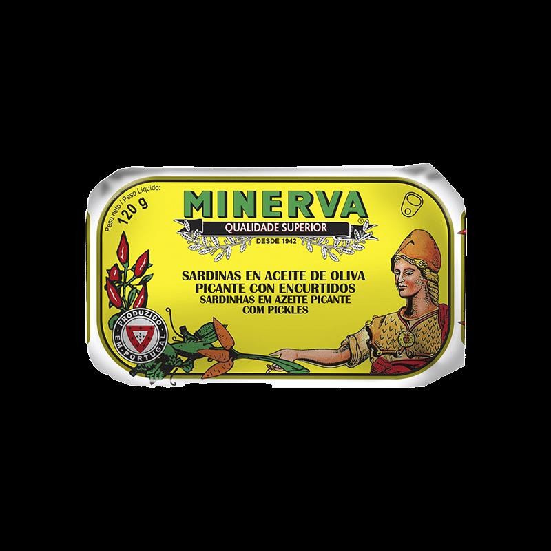 SARDINA PICANTE CON ENCURTIDOS  RR-125 MINERVA