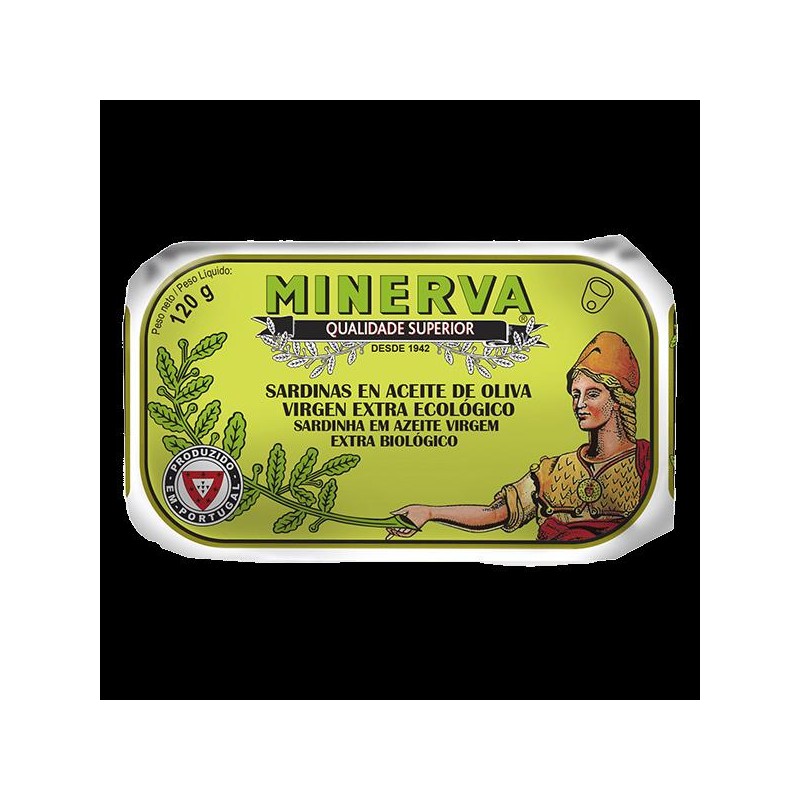 SARDINA ACEITE OLIVA BIO MINERVA