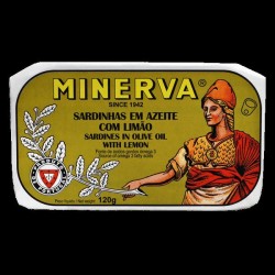 SARDINA ACEITE OLIVA LIMÓN MINERVA