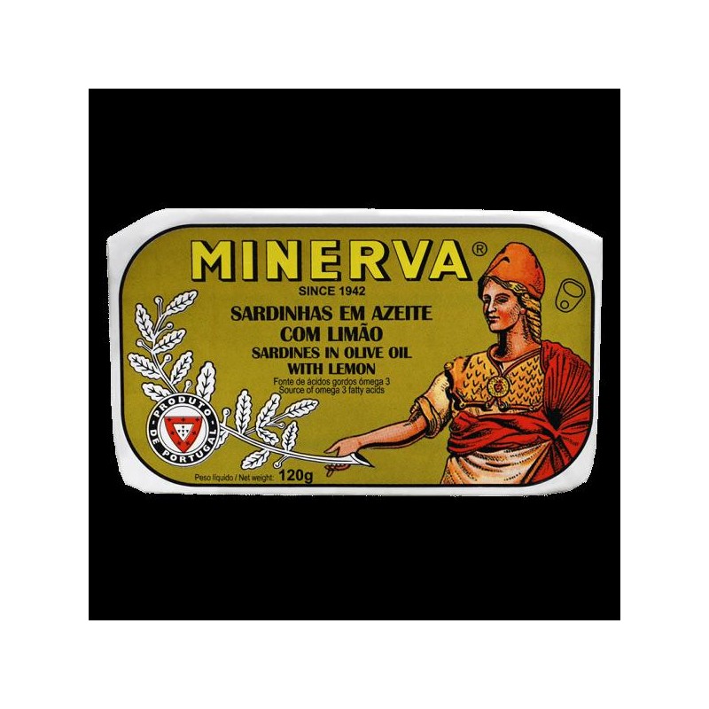 SARDINA ACEITE OLIVA LIMÓN MINERVA