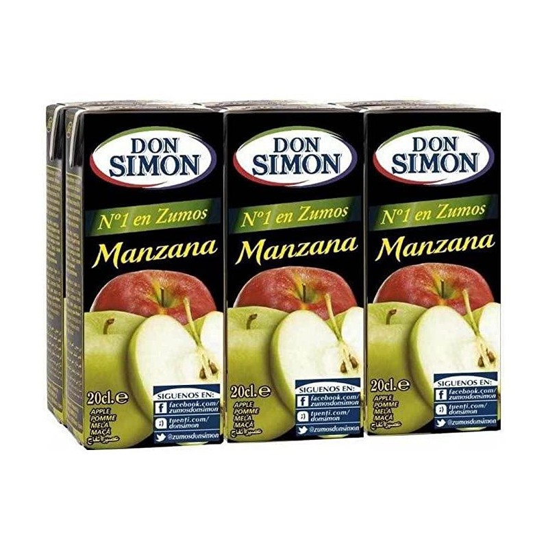 VARIOS - ZUMO MANZANA DON SIMON 200 ML.