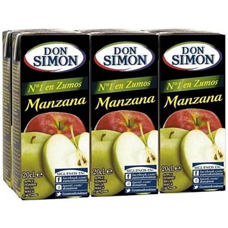 VARIOS - ZUMO MANZANA DON SIMON 200 ML.