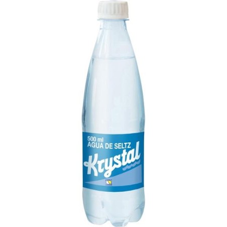 AGUA KRYSTAL SELTZ CON GAS 1/2L. PET