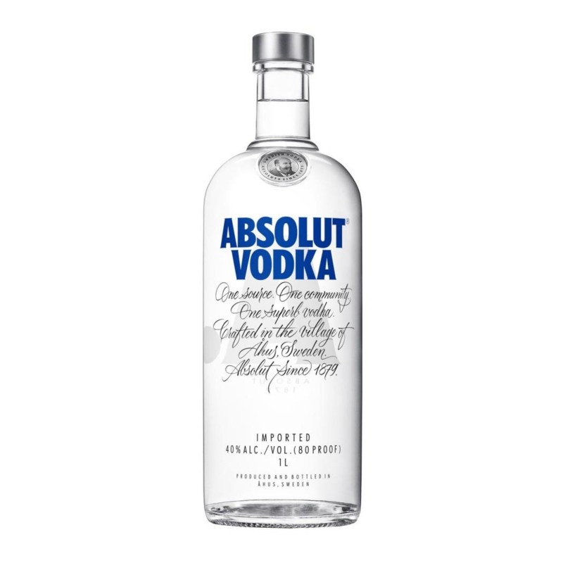 ABSOLUT BLUE VODKA 1L.