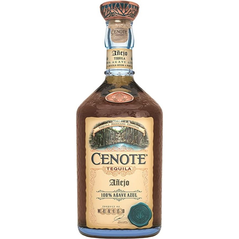 TEQUILA AÑEJO CENOTE 70CL.