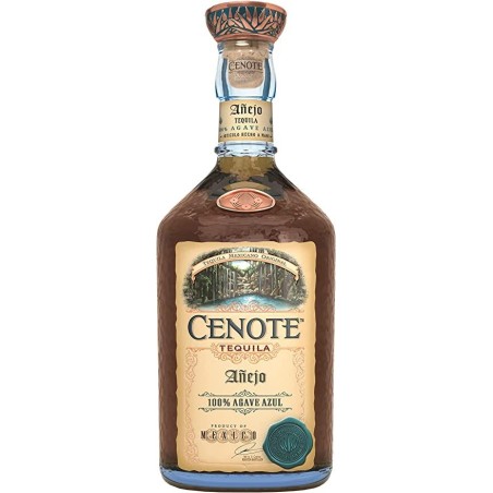 TEQUILA AÑEJO CENOTE 70CL.