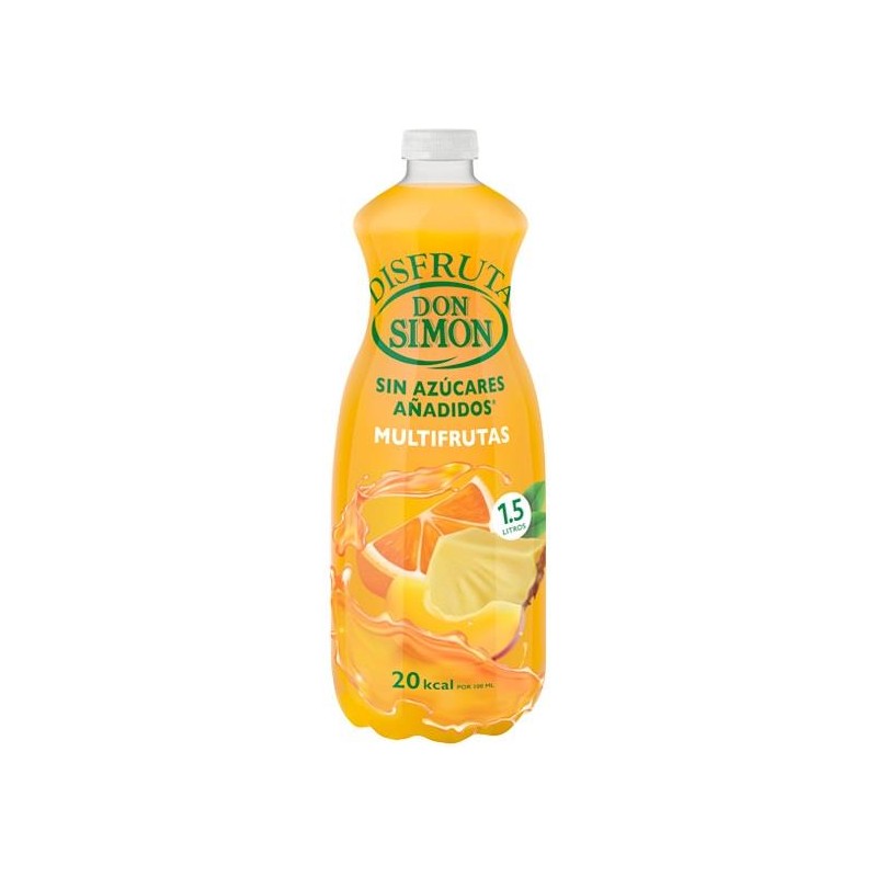 VARIOS - ZUMO DISFRUTA DON SIMON 1,5L. PET MULTIFRUTAS