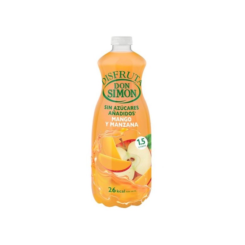 VARIOS - ZUMO DISFRUTA DON SIMON 1,5L. PET MANGO-MANZANA