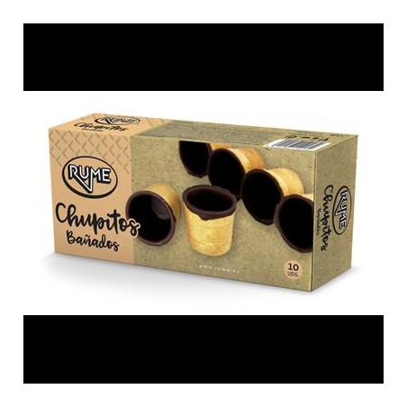 VARIOS - CHUPITOS BAÑADOS CHOCOLATE 10 UDS.