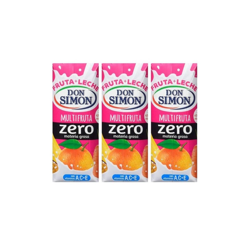 VARIOS - ZUMO FRUTA LECHE MULTIFRUTAS DON SIMON 33CL.