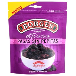 VARIOS - PASAS SIN PEPITAS CALIFORNIA 150GR. BORGES