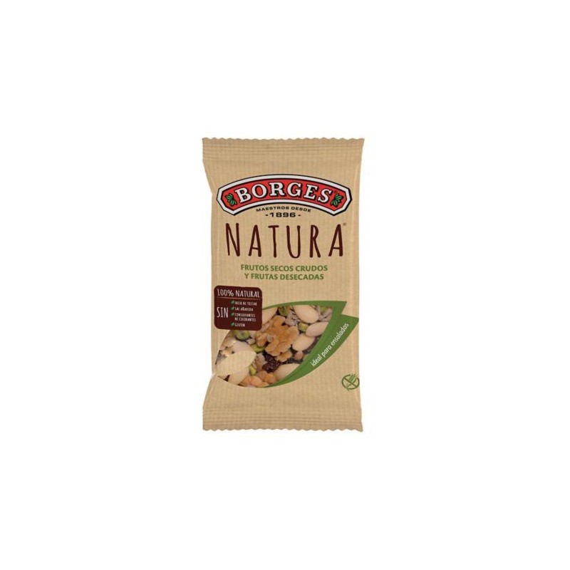 VARIOS - COCTEL NATURAL CON FRUTA 35GR. BORGES