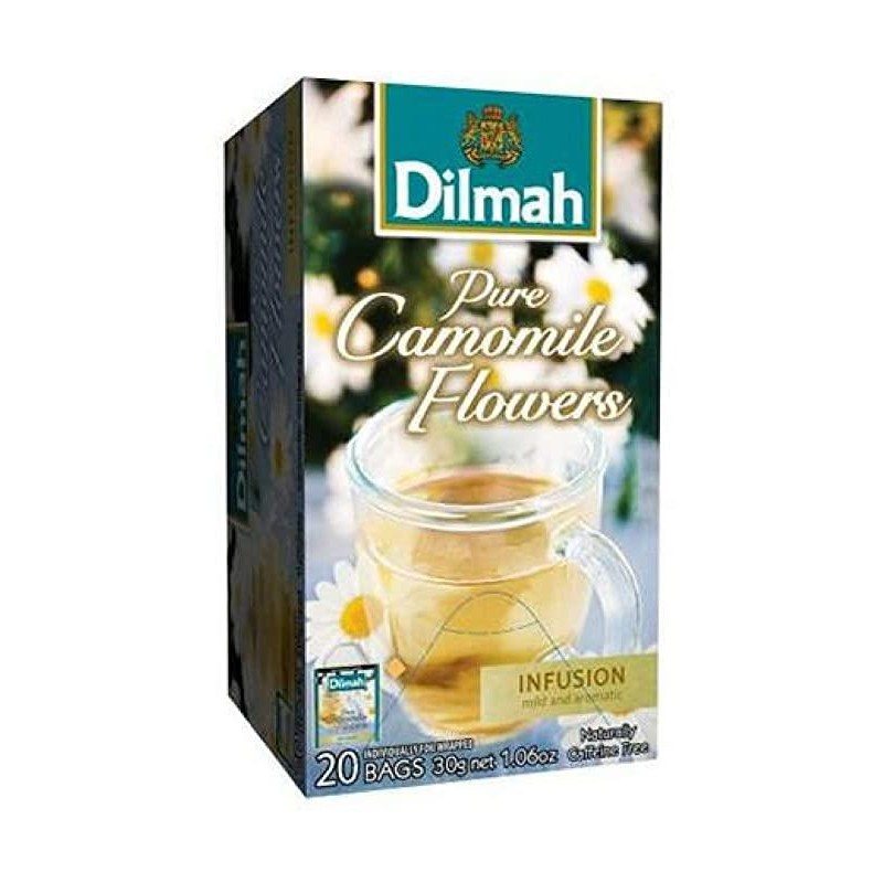 VARIOS - DILMAH PURE CAMOMILE FLOWERS 100UDS.