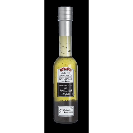 VARIOS - ACEITE AROMATICO ACEITUNAS NEGRAS 6X200ML. BORGES