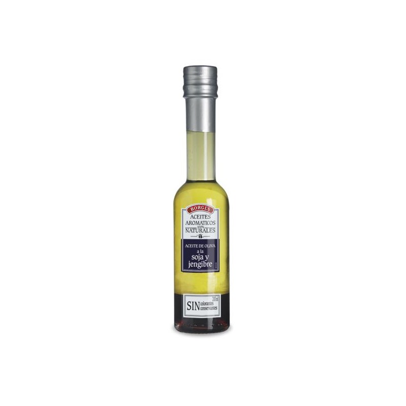 VARIOS - ACEITE AROMATICO SOJA Y JENGIBRE 6X200ML. BORGES