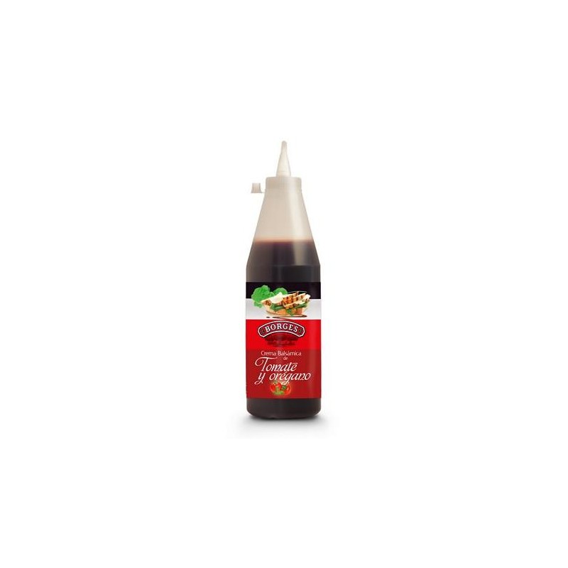 VARIOS - CREMA BALSAMICA TOMATE Y OREGANO 400ML. BORGES