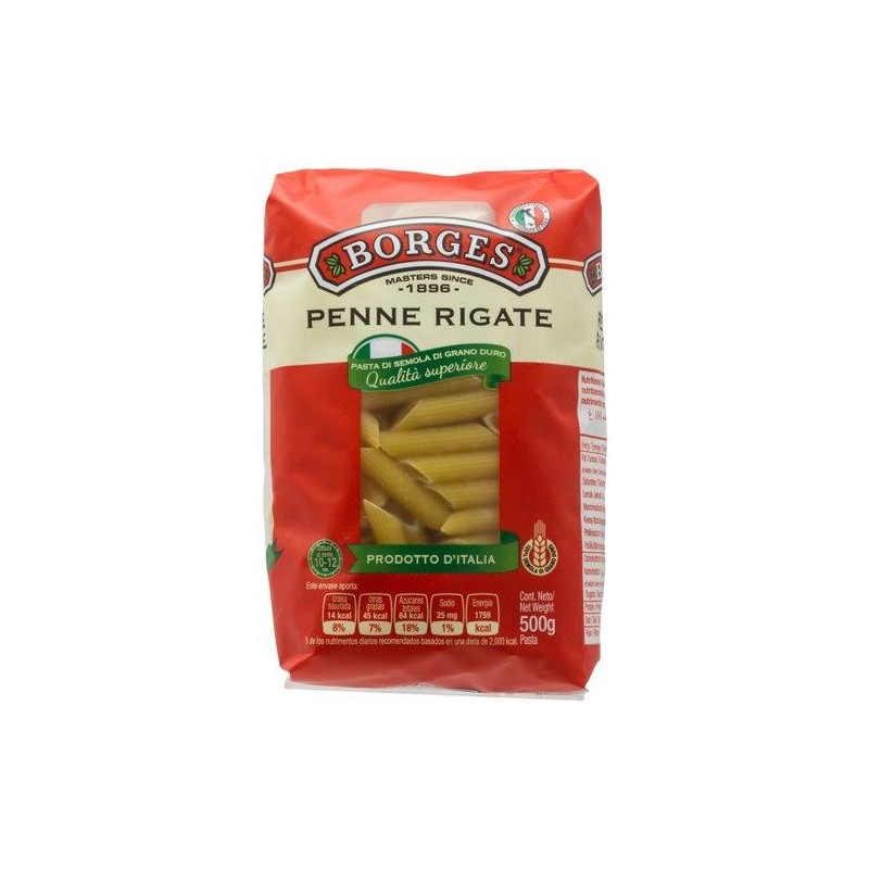 VARIOS - PENNE RIGATE 500GR. ORTALLI BORGES