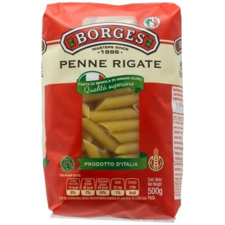 VARIOS - PENNE RIGATE 500GR. ORTALLI BORGES