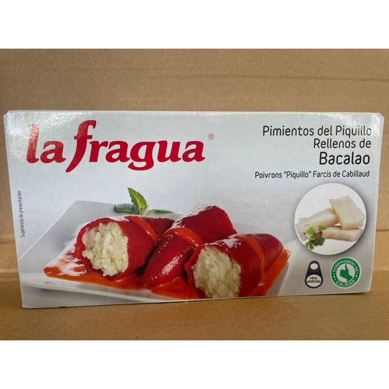 VARIOS - PIMIENTOS PIQUILLO LA FRAGUA 1/4 BACALAO