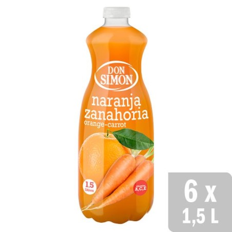 NECTAR DON SIMON NARANJA ZANAHORIA PET 1,5L.X6