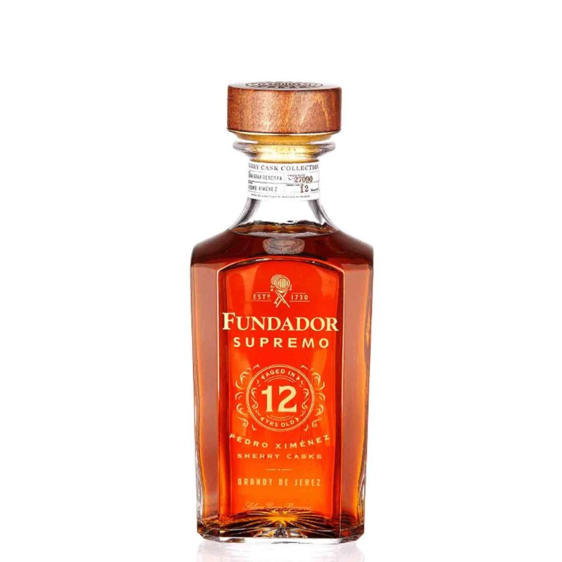 BRANDY FUNDADOR 12 AÑOS 70CL.