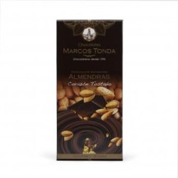 CHOCOLATE NEGRO ALMENDRA GOURMET 125GR. MARCOS TONDA