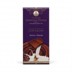 CHOCOLATE CON LECHE GOURMET 125GR. MARCOS TONDA