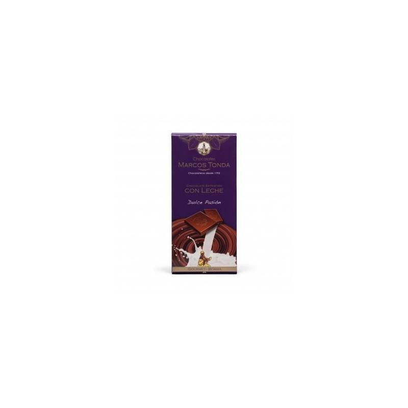 CHOCOLATE CON LECHE GOURMET 125GR. MARCOS TONDA