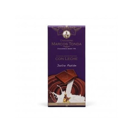 CHOCOLATE CON LECHE GOURMET 125GR. MARCOS TONDA