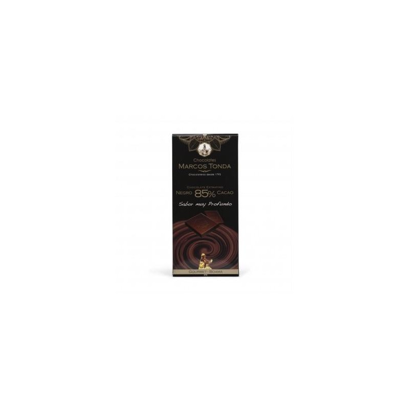 CHOCOLATE NEGRO 85% CACAO 100GR. MARCOS TONDA