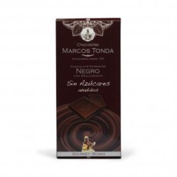 CHOCOLATE NEGRO SIN AZÚCAR GOURMET 125GR. MARCOS TONDA