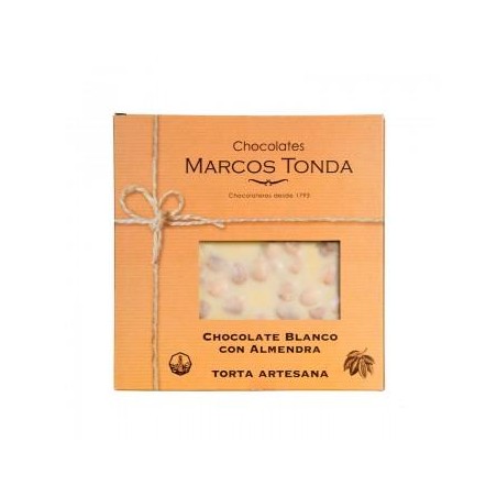 TORTA CHOCOLATE BLANCO Y ALMENDRA 200GR. MARCOS TONDA