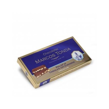 CHOCOLATE PRALINE ALMENDRAS 250GR. MARCOS TONDA