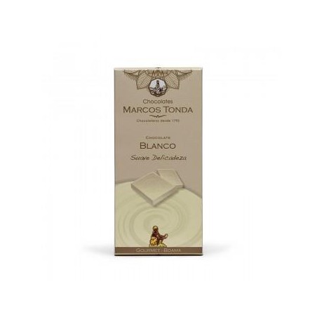 CHOCOLATE BLANCO GOURMET 100GR. MARCOS TONDA