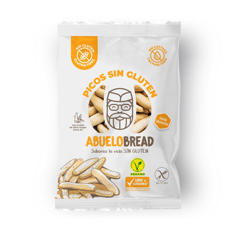 PICOS ARTESANOS SIN GLUTEN 100GR. ABUELO BREAD