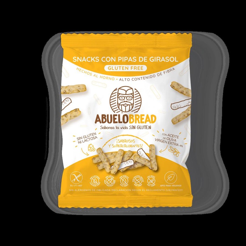 SNACKS PIPAS SIN GLUTEN ABUELO BREAD 50GR.