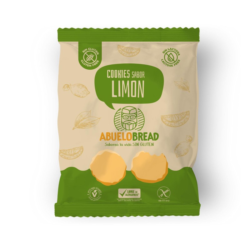 COOKIES LIMON SIN GLUTEN 150GR. ABUELO BREAD