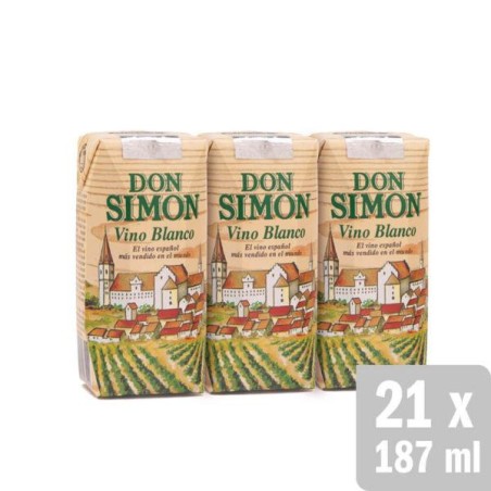 VINO DON SIMON BLANCO PRISMA 187ML.